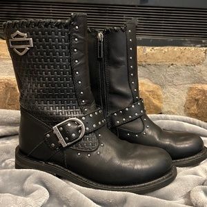 Genuine Harley Davidson riding boots